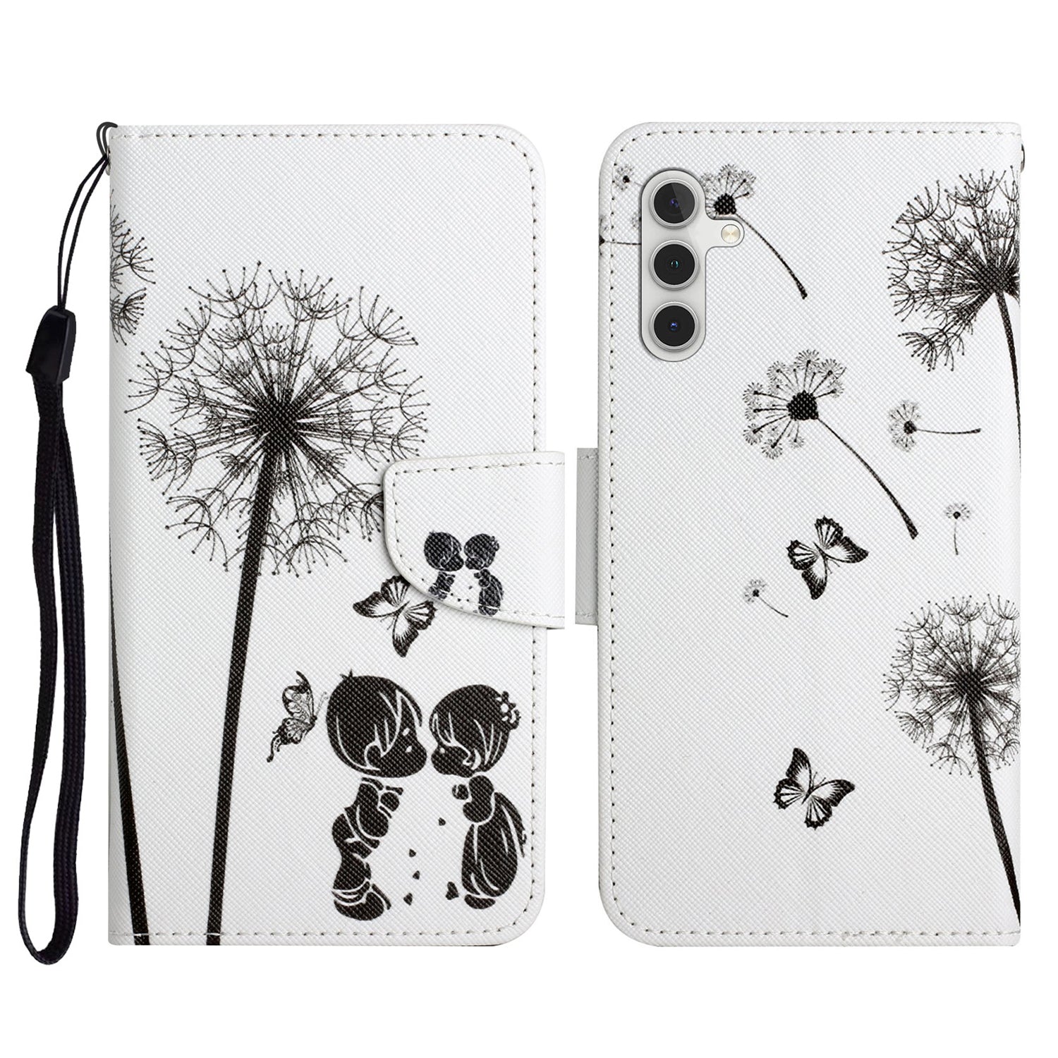 Pattern Printing PU Leather Cover for Samsung Galaxy S23 FE Cross Texture Wallet Phone Case with Strap Pattern Printing PU Leather Cover for Samsung Galaxy S23 FE Cross Texture Wallet Phone Case with Strap